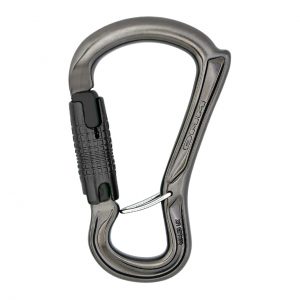 Mosquetón Ceros Locksafe Matt Grey