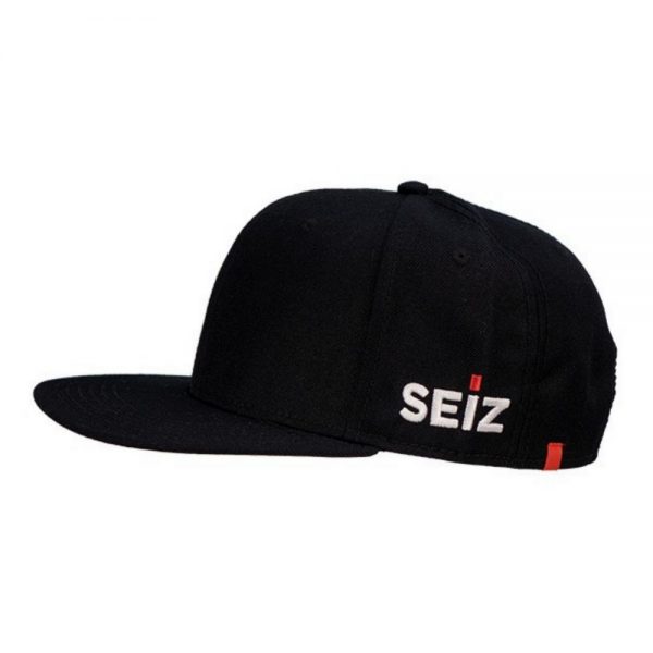 Gorro Snapback Cap Black Logo Seiz