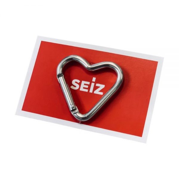 Mosquetón para Guantes con forma de Corazón