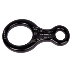 CAMP - Descensor "8" Mod.: OTTO STANDARD BLACK - Carga Rotura: 25 kN - Ø Cuerda: 8/13 mm. - Peso: 110 gr.