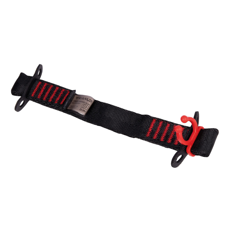 CAMP - Lanyard Mod.: GOBLIN - Color: Negro - Peso: 45 Gr. - kN: 22 - Largo: 26 Cm.