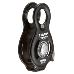 CAMP - Polea Mod.: SPHINX BLACK - Ø Cuerda: 13 mm. - Material: Aleacion de Aluminio - Peso: 95 Gr. - Color: Negro