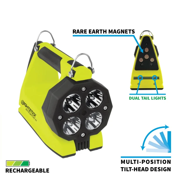 NIGHTSTICK - Linterna Recargable Portatil Mod.: INTEGRITAS™ 84 C/Base Magnetica - Imagen 3